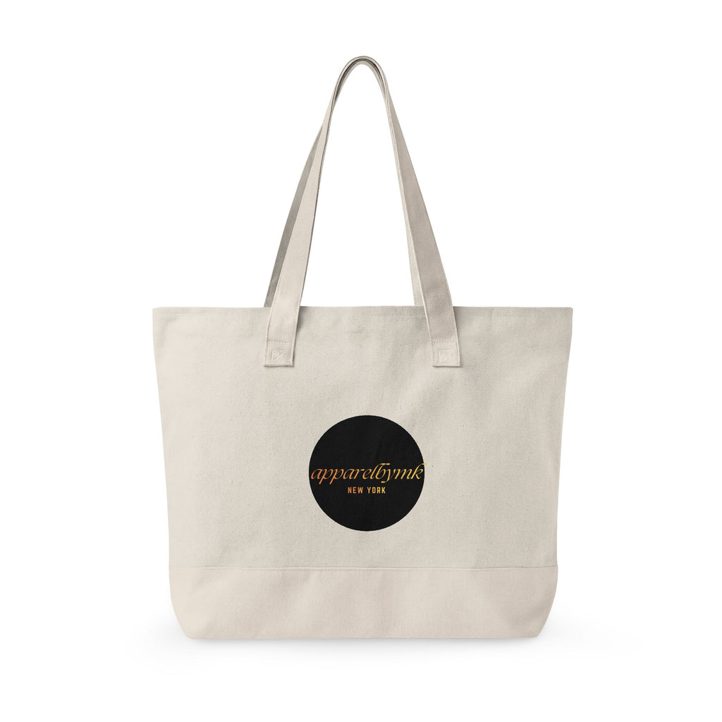Flamingo Talk Zippered Heavy Canvas Tote